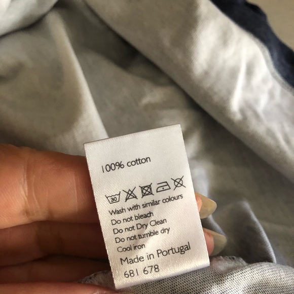 Kin by John Lewis Cotton Pullover Tunic Abstract Print Oversized Lagenlook M/L - Picture 11 of 11